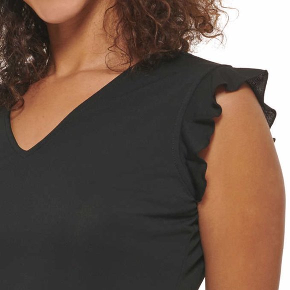 Andrew Marc Ladies' Ruffle Sleeve Blouse - Picture 5 of 6